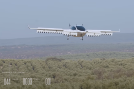 Электрический самолет вертикального взлета и посадки Lilium Jet