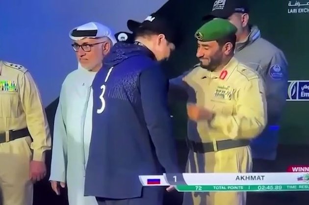 Адам Кадыров получает золото UAE SWAT Challenge 2024 в ОА