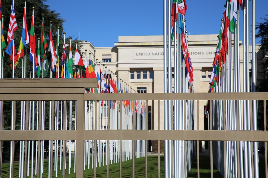 Дворец Наций в Женеве 