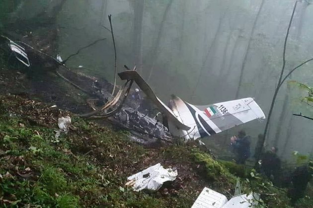Разбившийся вертолет Bell 212 президента Ирана Эбрахима Раиси