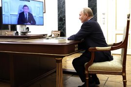 Рабочая встреча Владимира Путина с Андреем Турчаком
