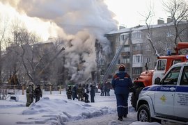 Взрыв газа на улице Линейной в Новосибирске