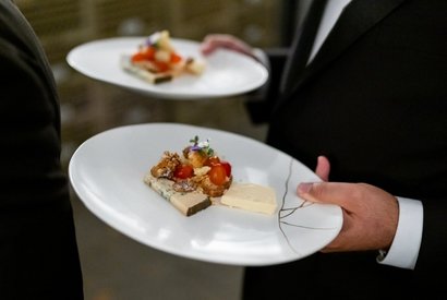 Ресторан, еда, тарелка