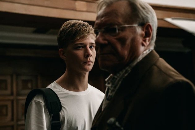 Олег Савостюк и Сергей Шакуров на съемках фэнтези «Тайный город»