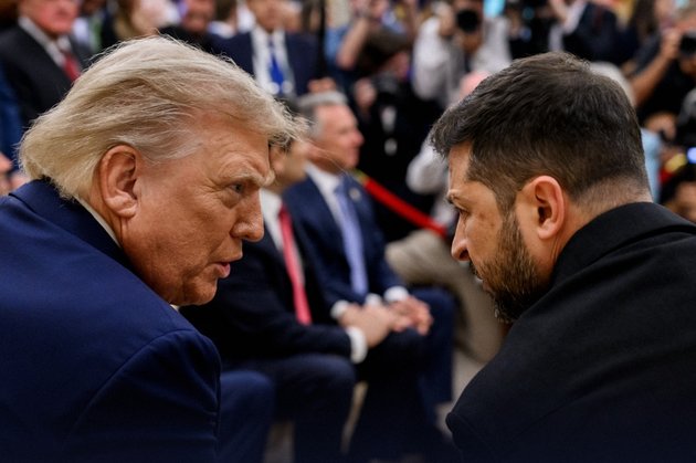 Переговоры Дональда Трампа и Владимира Зеленского