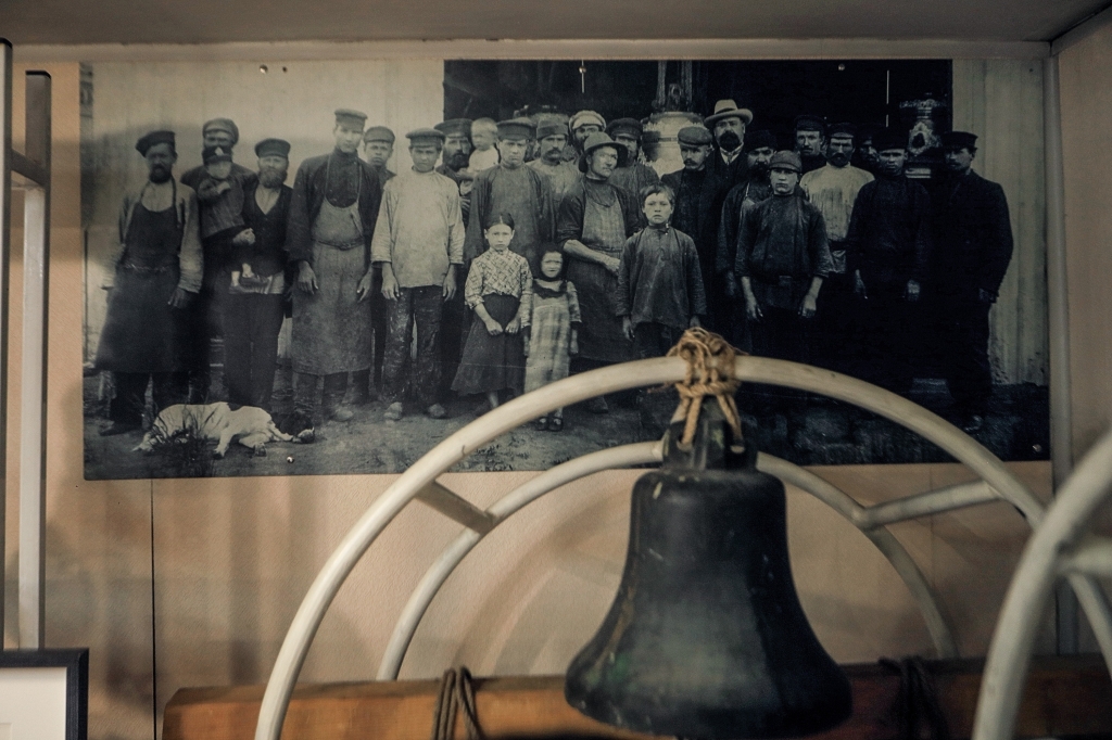 Фото, сделанное на заводе Гилеевых летом 1913 года 