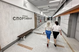 Открытие станции метро Спортивная в Новосибирске