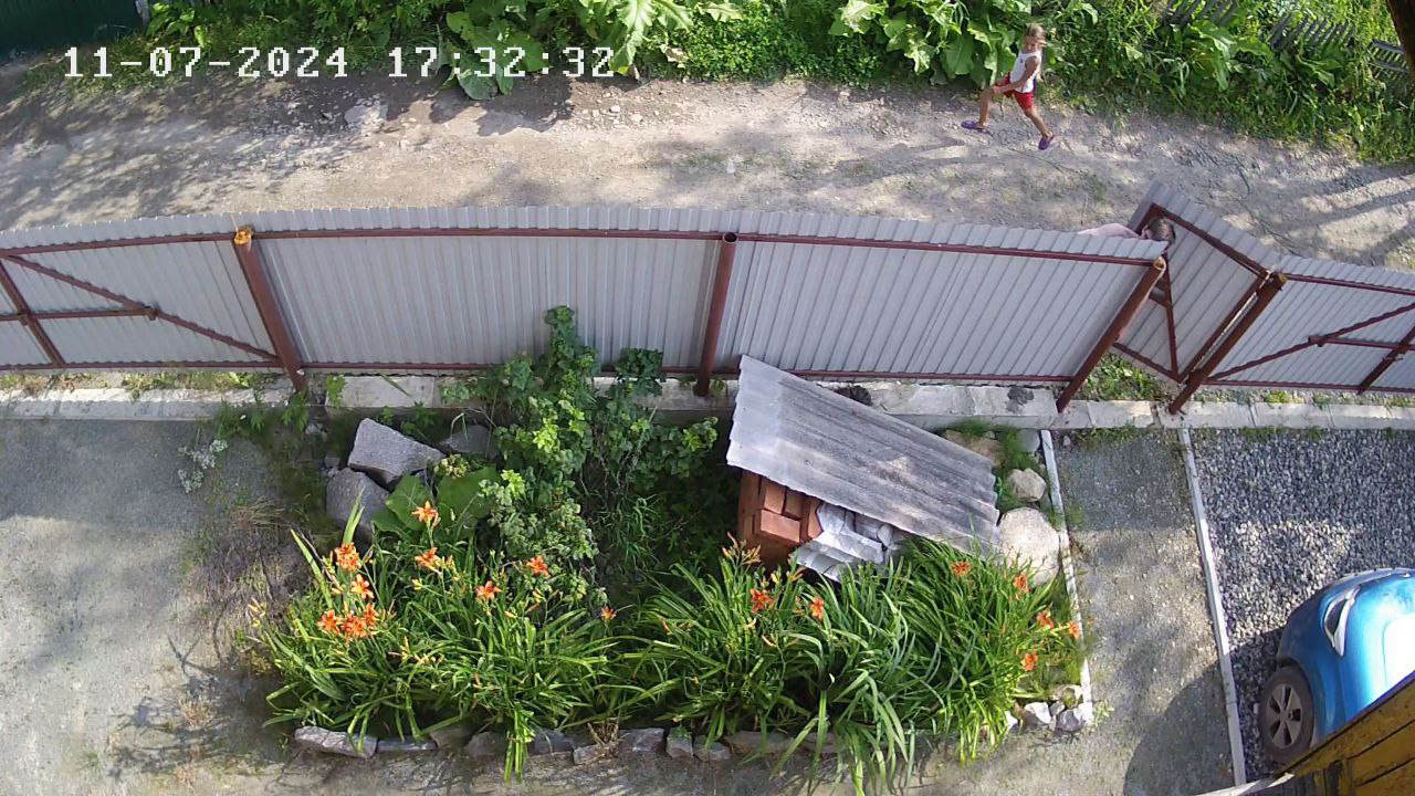 Кадр с камеры видеонаблюдения