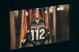 Гарик Харламов на съемках шоу «Титаны»