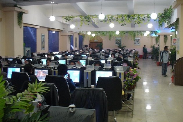 Интернет-кафе в Китае