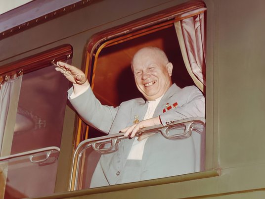 Первый секретарь ЦК КПСС Никита Хрущев