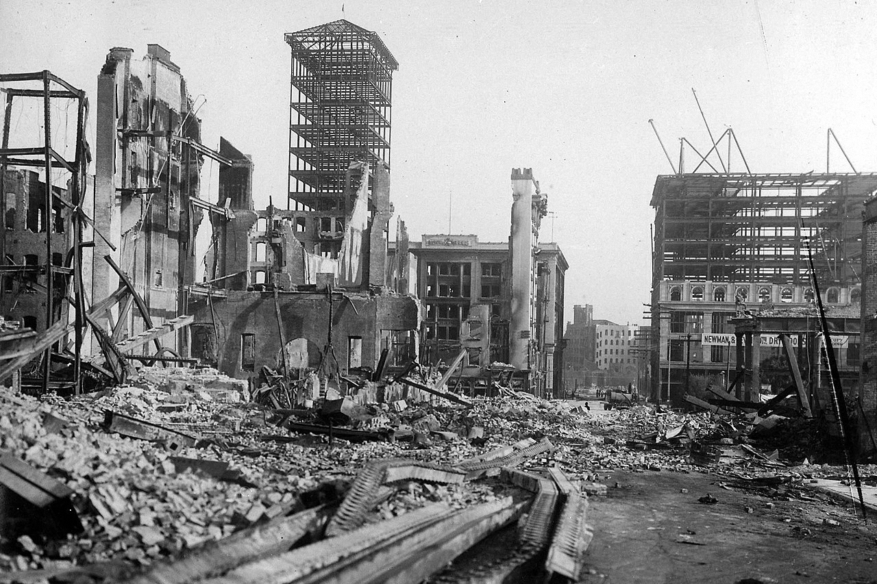 Сан-Франциско после землетрясения 1906 года