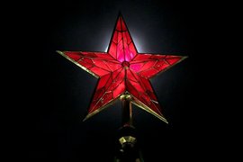 Красная звезда на Спасской башне Кремля
