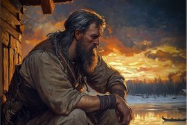 Поселок Жигалово глазами нейросети