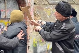 «Ангарский маньяк» на следственном эксперименте