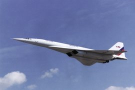 Ту-144 в небе