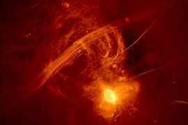 Черная дыра Стрелец А в центре Млечного пути