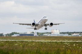 Испытания самолета МС-21