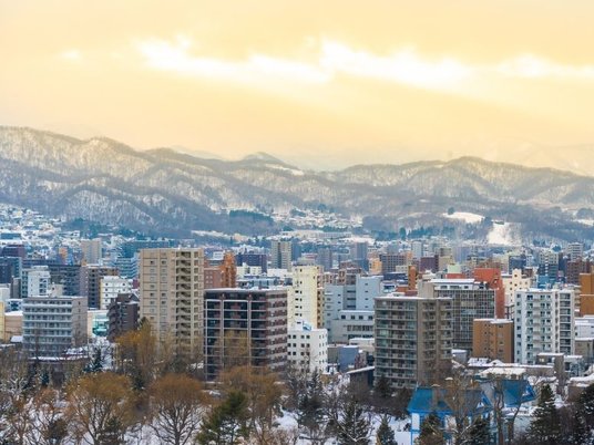 Нереальный город в Сибири