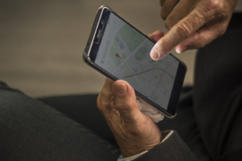 Карта на смартфоне