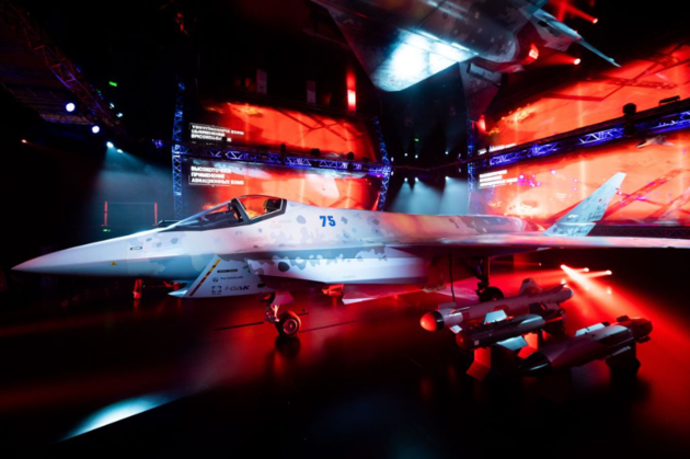 Новейший российский легкий истребитель Су-75 Checkmate