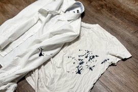 Испачканная одежда