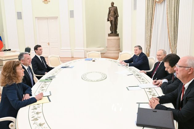 Переговоры Владимира Путина с посланниками Дональда Трампа