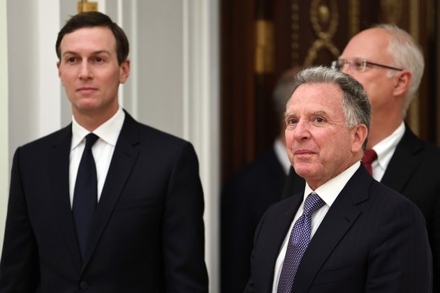 Спецпосланники президента США Джаред Кушнер и Стив Уиткофф
