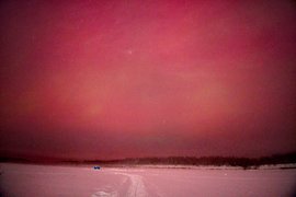 Северное сияния в Ванаваре