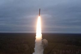 Пуск баллистической ракеты