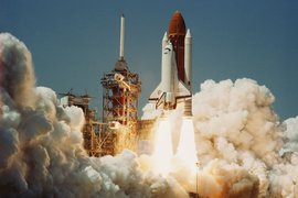 Запуск космического челнока «Челленджер»