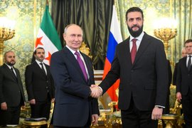 Встреча Путина с президентом Сирии