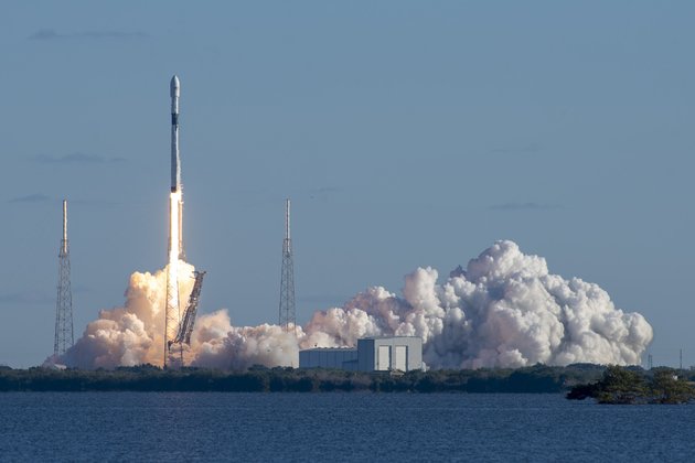 Пуск ракеты Space X