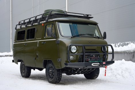 Бронированный УАЗ «Буханка» с противоосколочной защитой