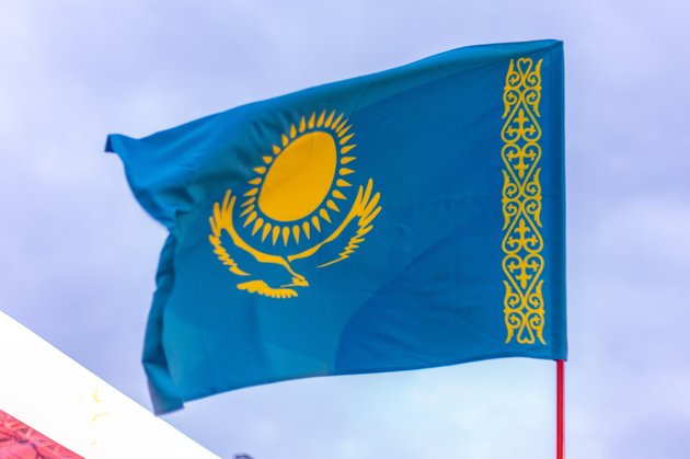 Флаг Казахстана