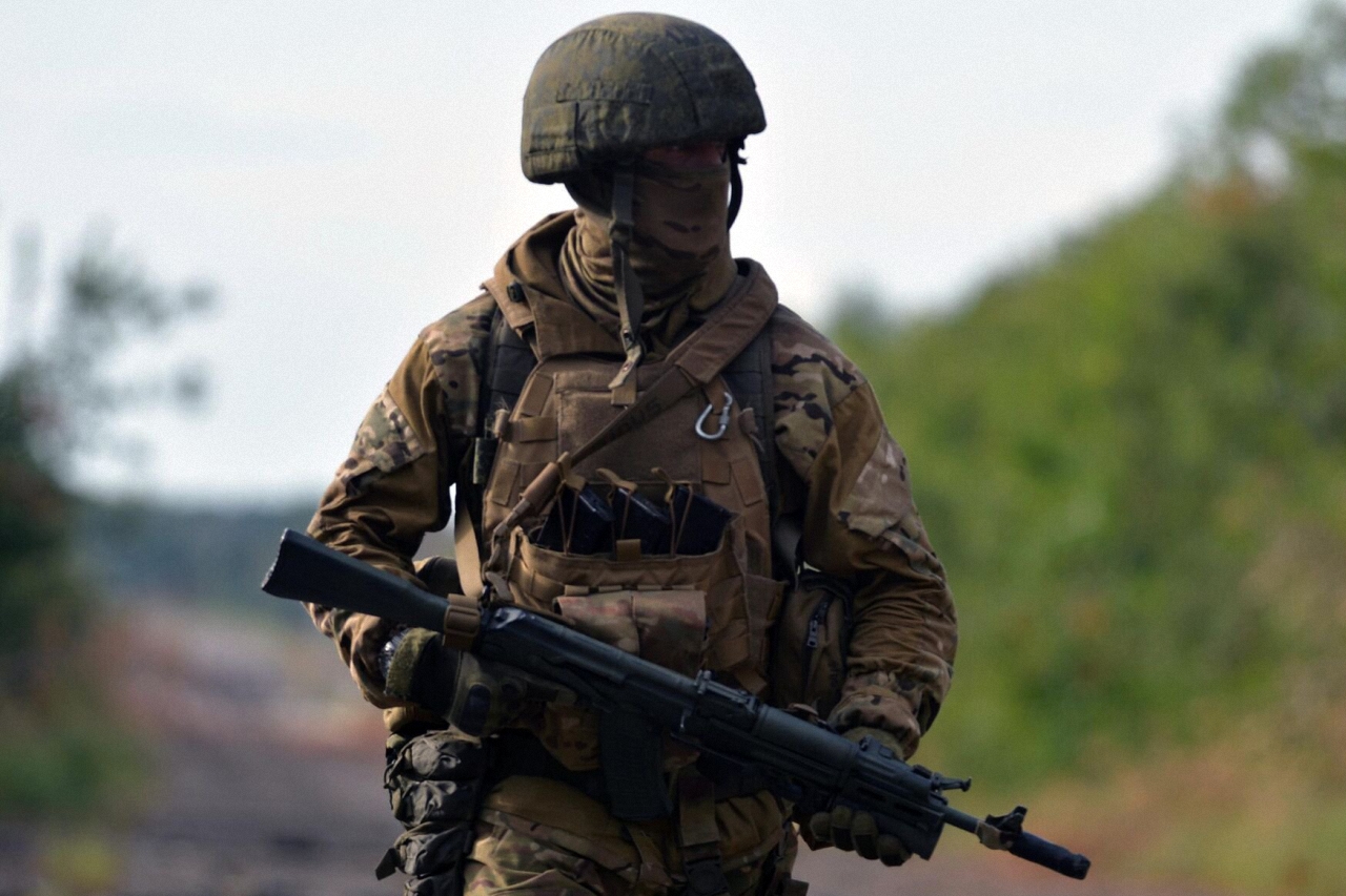 боец российской армии 