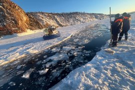 Место гибели китайских туристов на Байкале