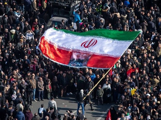 Митинг памяти жертв ударов по Ирану