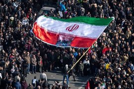 Митинг памяти жертв ударов по Ирану