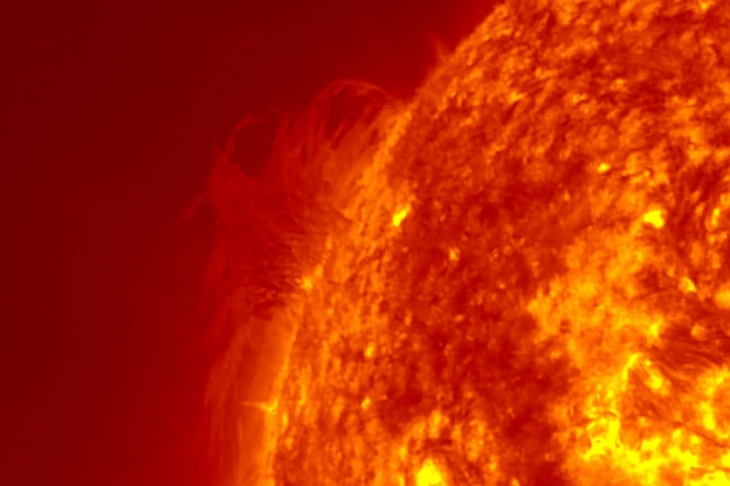 Вспышка на солнце
