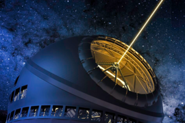 Лазерная установка на телескопе AAS 2019 года