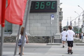 Жара в Новосибирске