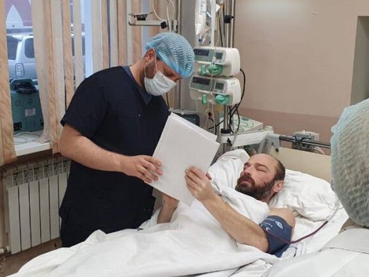 Михаил Пичугин в больнице