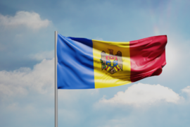 Флаг Молдавии