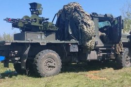 Антидроновая установка с четырьмя пулеметами ГШГ-7,62
