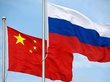 Флаги России и Китая