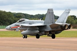 Истребитель F-18 ВВС Финляндии