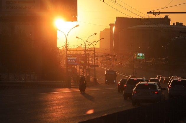 Жара в Новосибирске