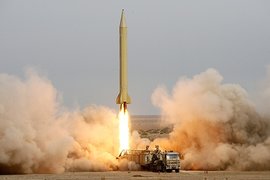 Пуск иранской ракеты