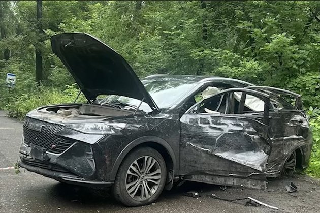 ДТП на кладбище в Новокузнецке
